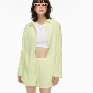 Aritzia Wilfred Free Button Down Shirt